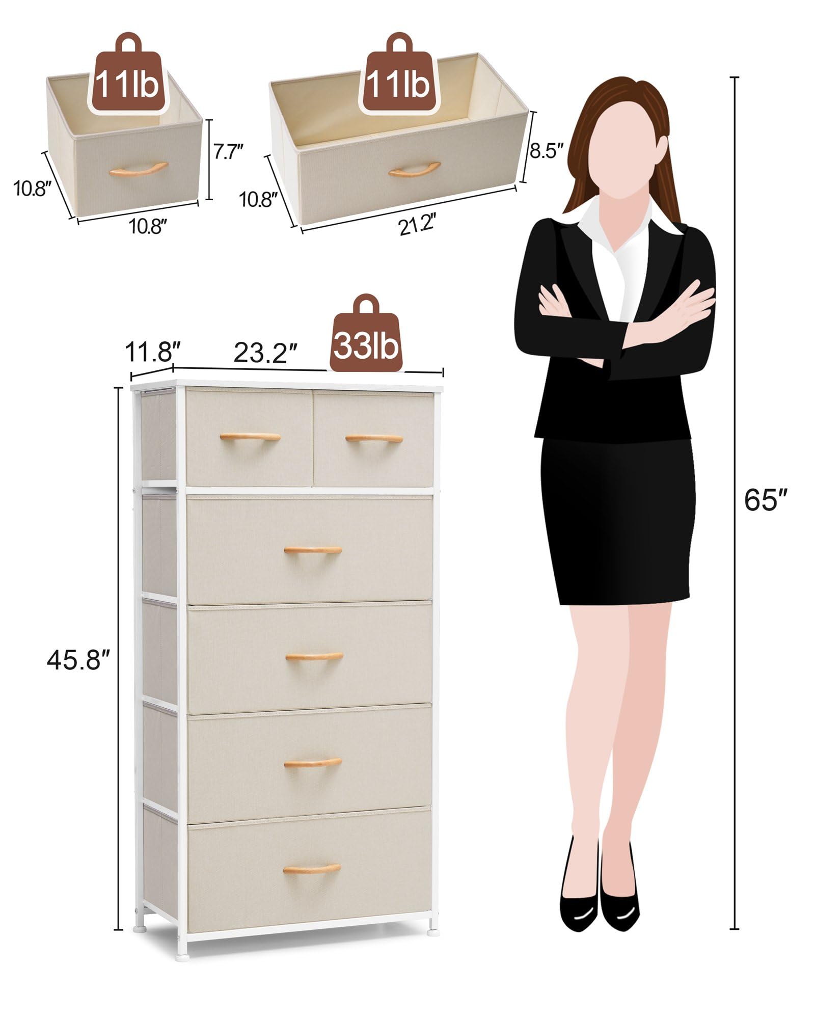 Crestlive dresser hardware included for hassle-free assembly.