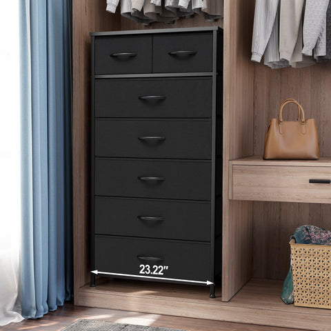 Crestlive Products vertical dresser in a bedroom setup shows space-saving storage.