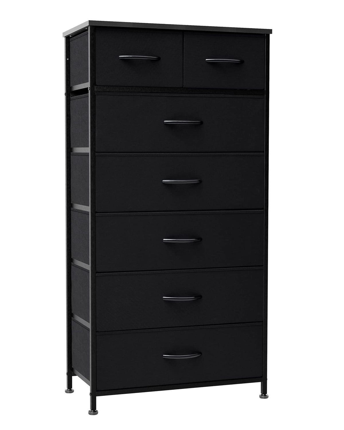 Crestlive Products vertical dresser storage tower with wood top, ideal for bedroom organization.