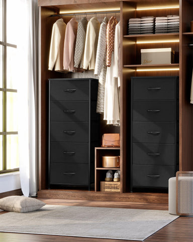 Crestlive vertical dresser side profile highlights slim footprint for small spaces.