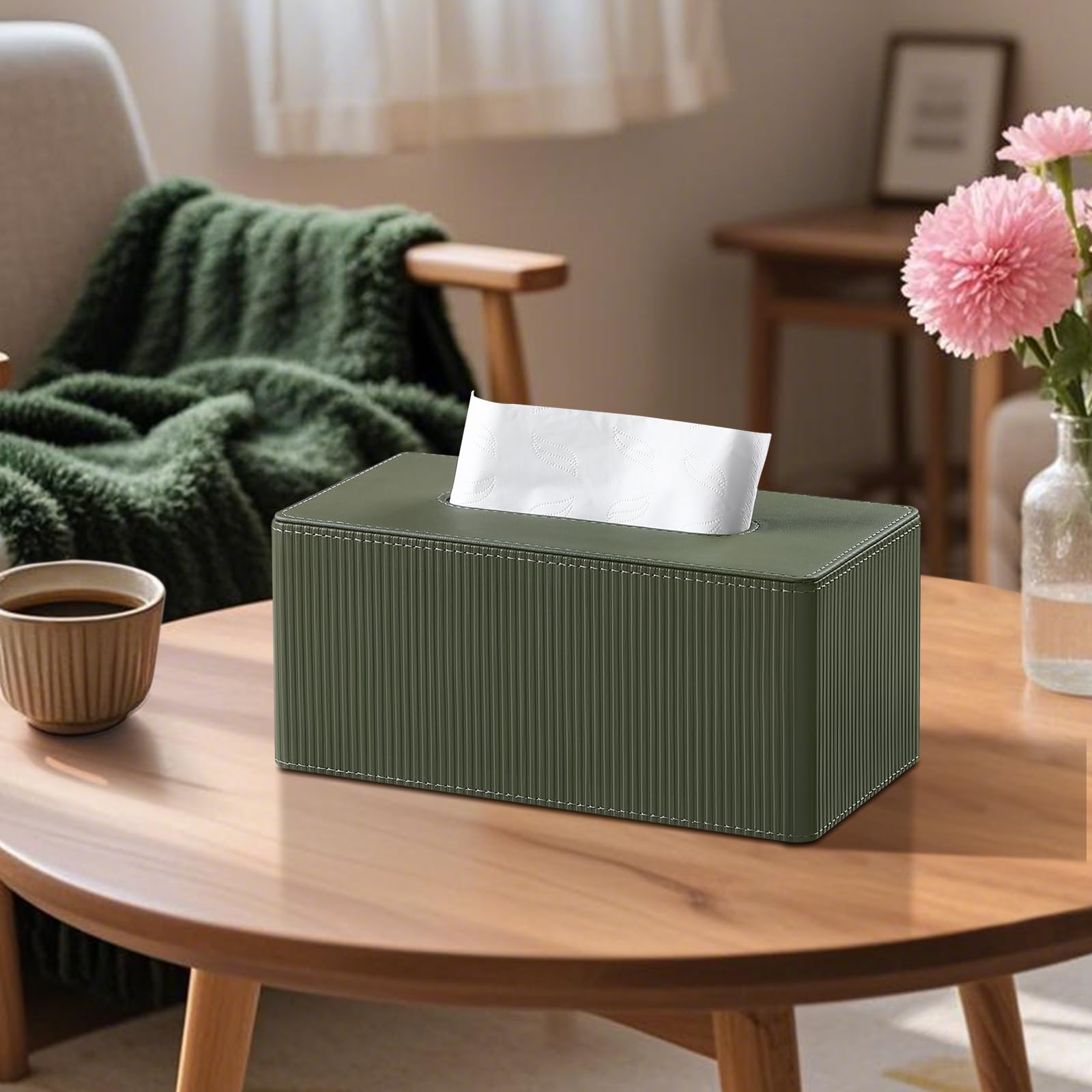 Cretkhp PU leather surface is easy to wipe clean