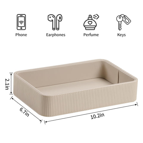 Cretkhp entryway valet tray catchall keeps keys organized and ready