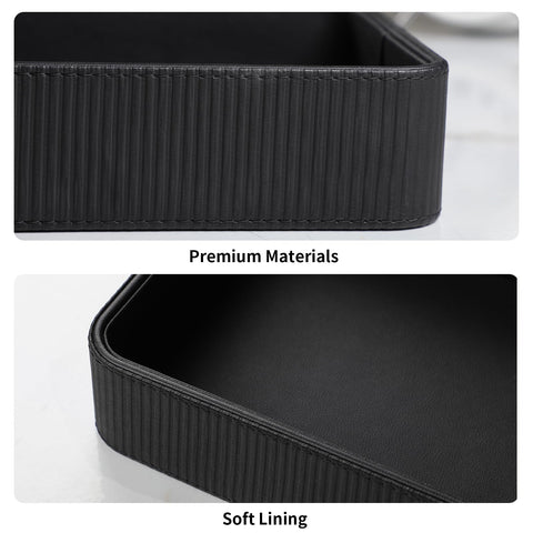 Cretkhp valet tray in entryway storage for everyday essentials