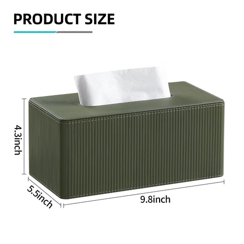 Cretkhp tissue box cover enhancing tidy spaces with style