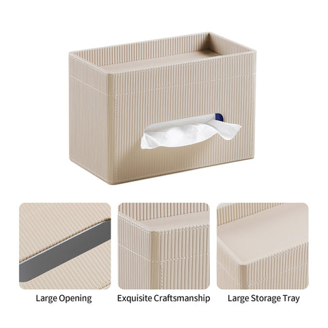 Cretkhp PU leather exterior is waterproof and easy to wipe clean.