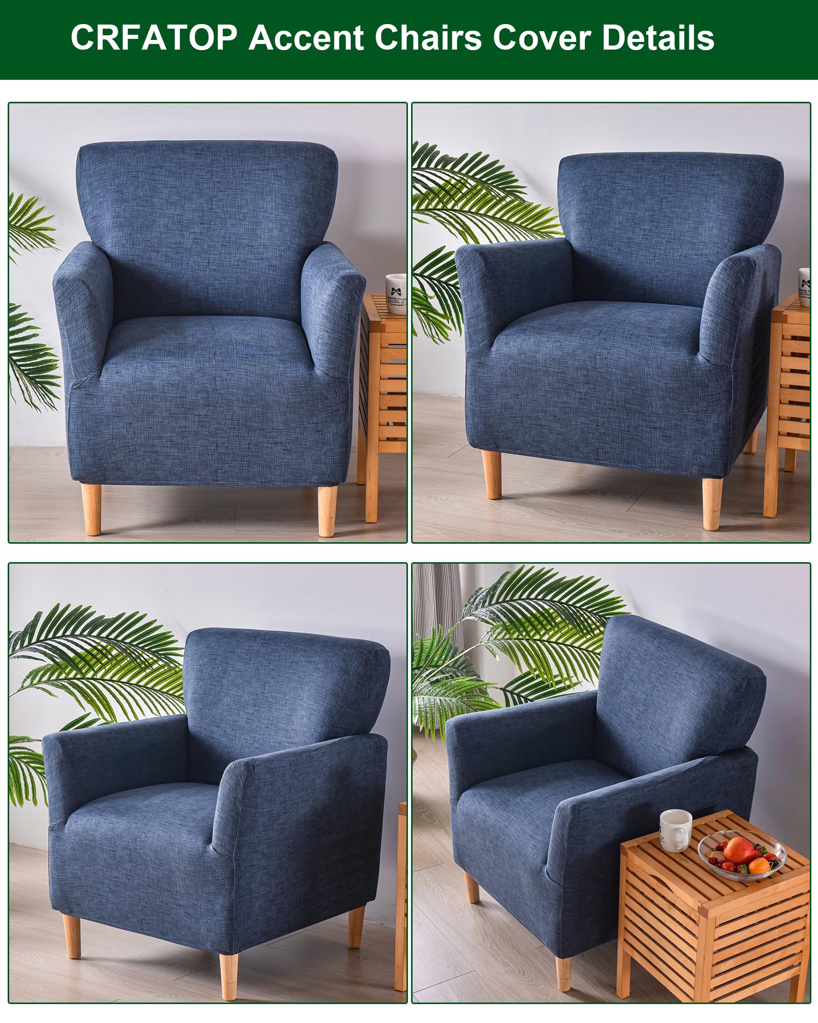 CRFATOP chair slipcover protecting furniture from daily wear and spills
