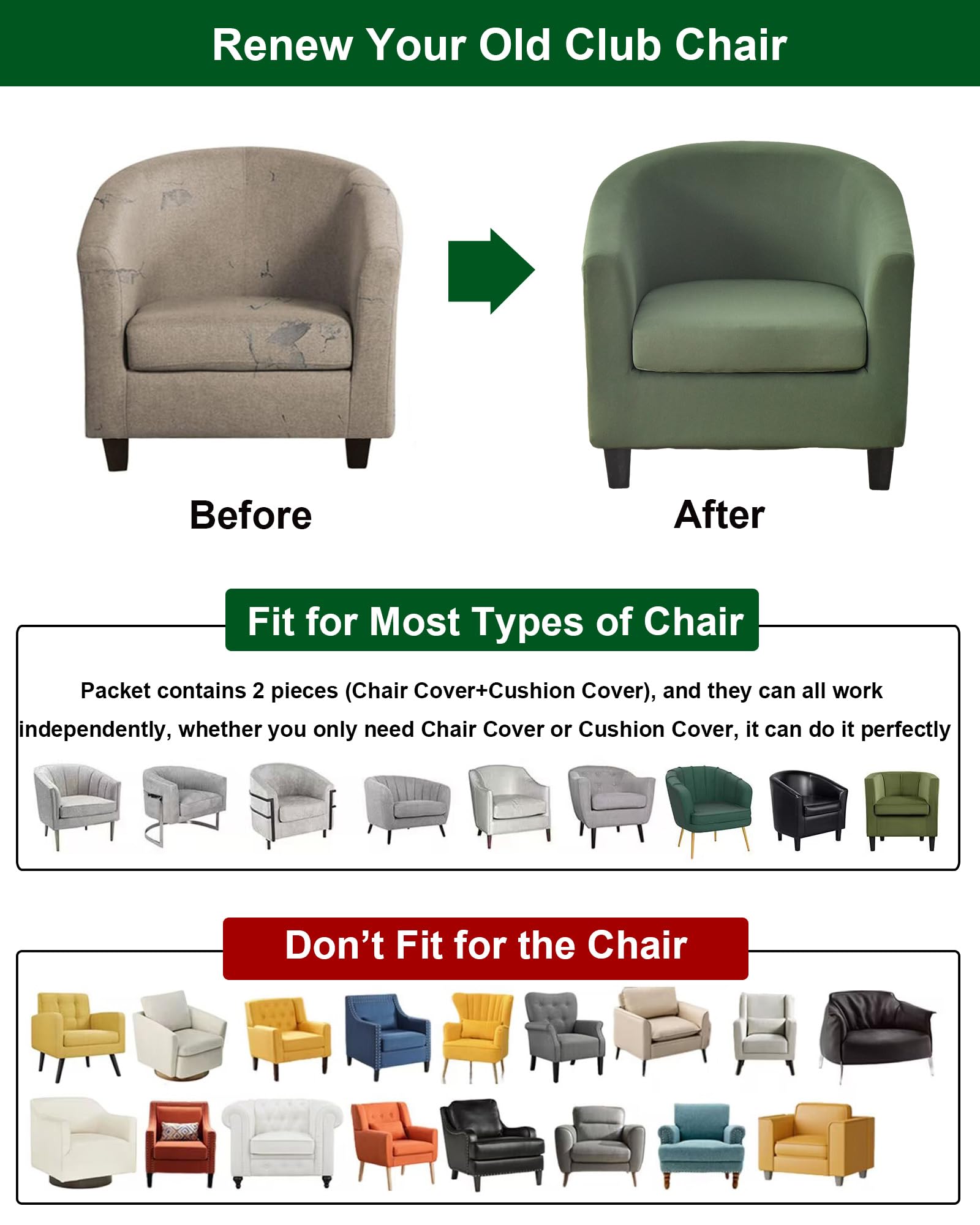 CRFATOP slipcover in cold-wash friendly fabric; easy-care instructions.