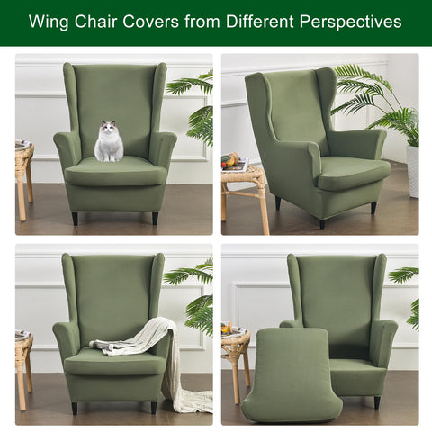 CRFATOP elastic-bottom slipcover for full coverage on most chairs
