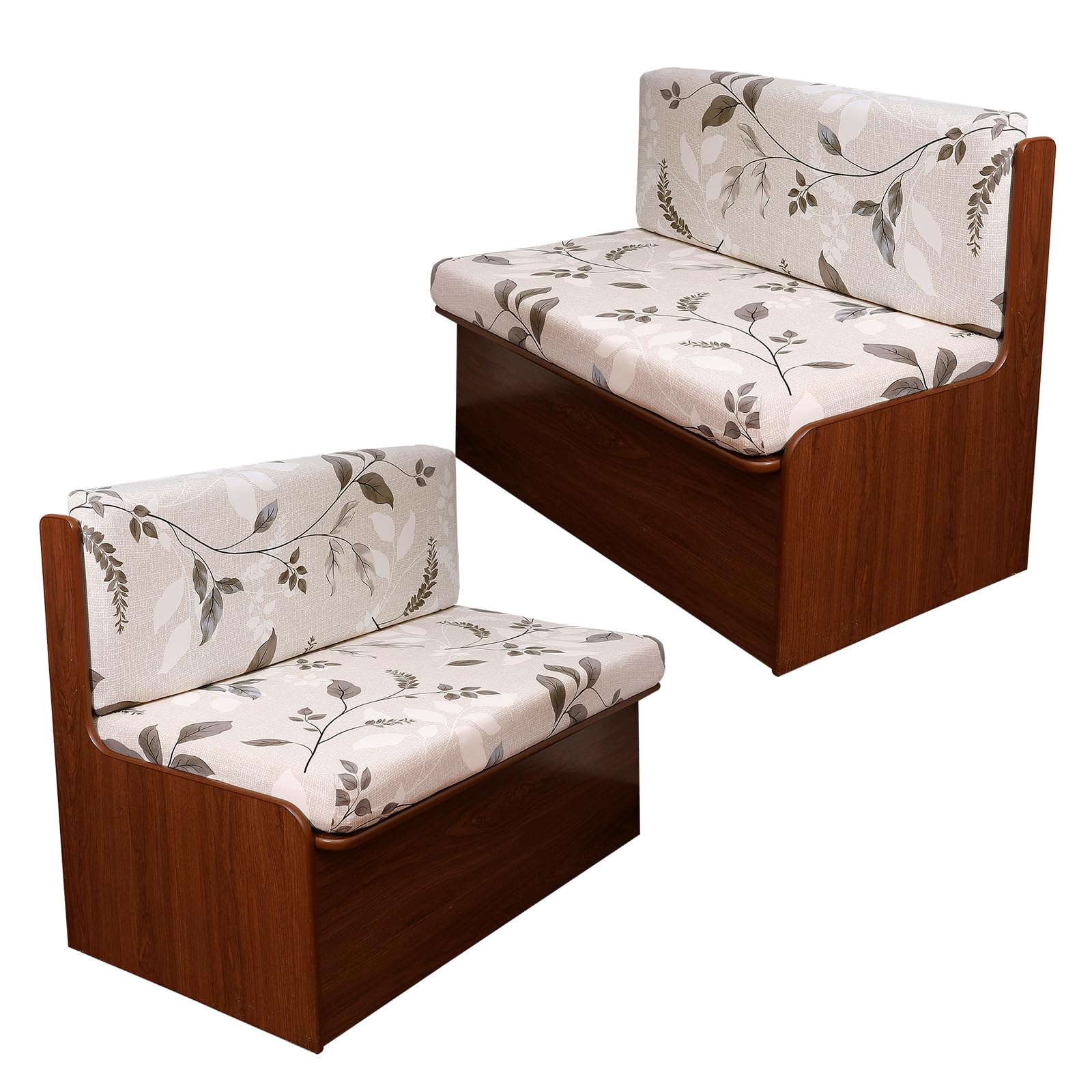 CRFATOP RV dinette backrest cover closeup shows snug stretch fit.