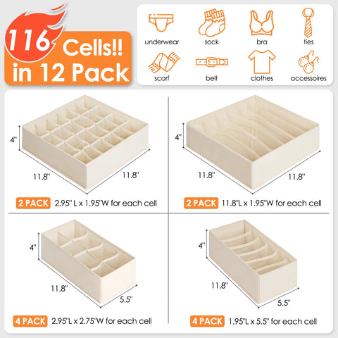 Criusia 116-compartments wardrobe set keeps family clothes organized and accessible.