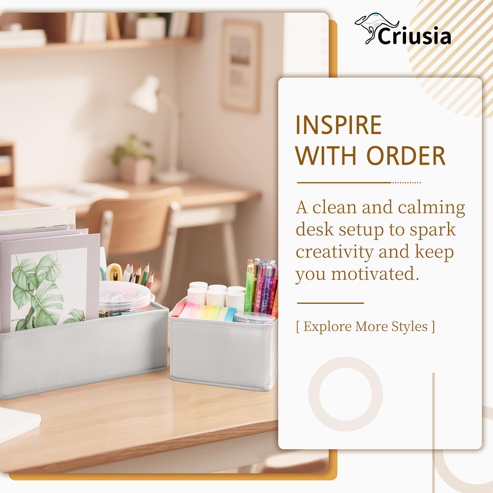 Criusia 15-pack drawer organizer large ideal for sweaters and baby clothes.