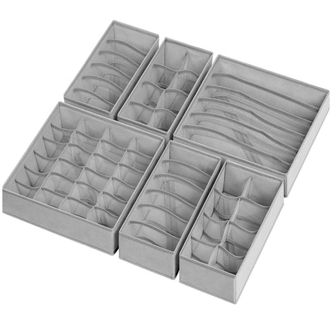 Criusia 6-cell and 24-cell configurations organize shirts, socks, and scarves.