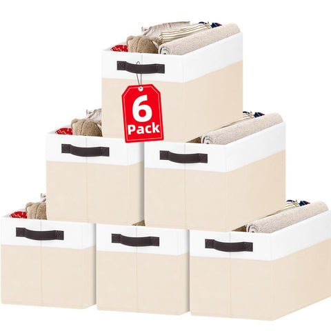 Criusia 6-pack large toy box chest collapsible design for clutter-free playrooms.