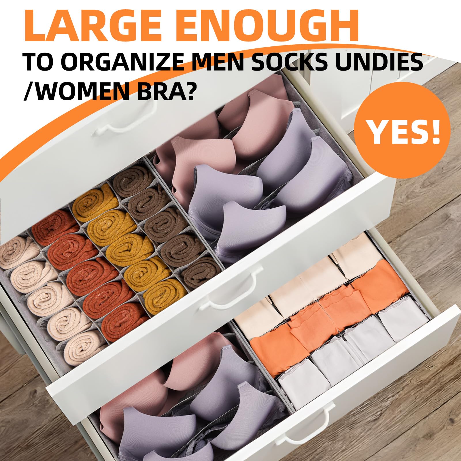 Criusia medium-cube section shows 24 compartments for versatile clothing organization