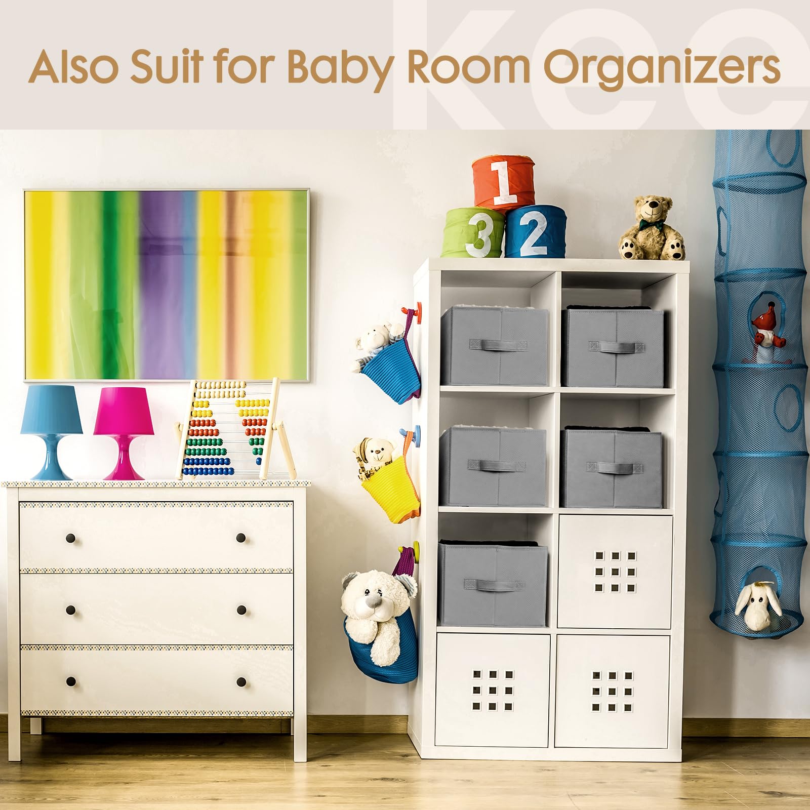 Criusia easy storage in closet or bookshelf for everyday organization.