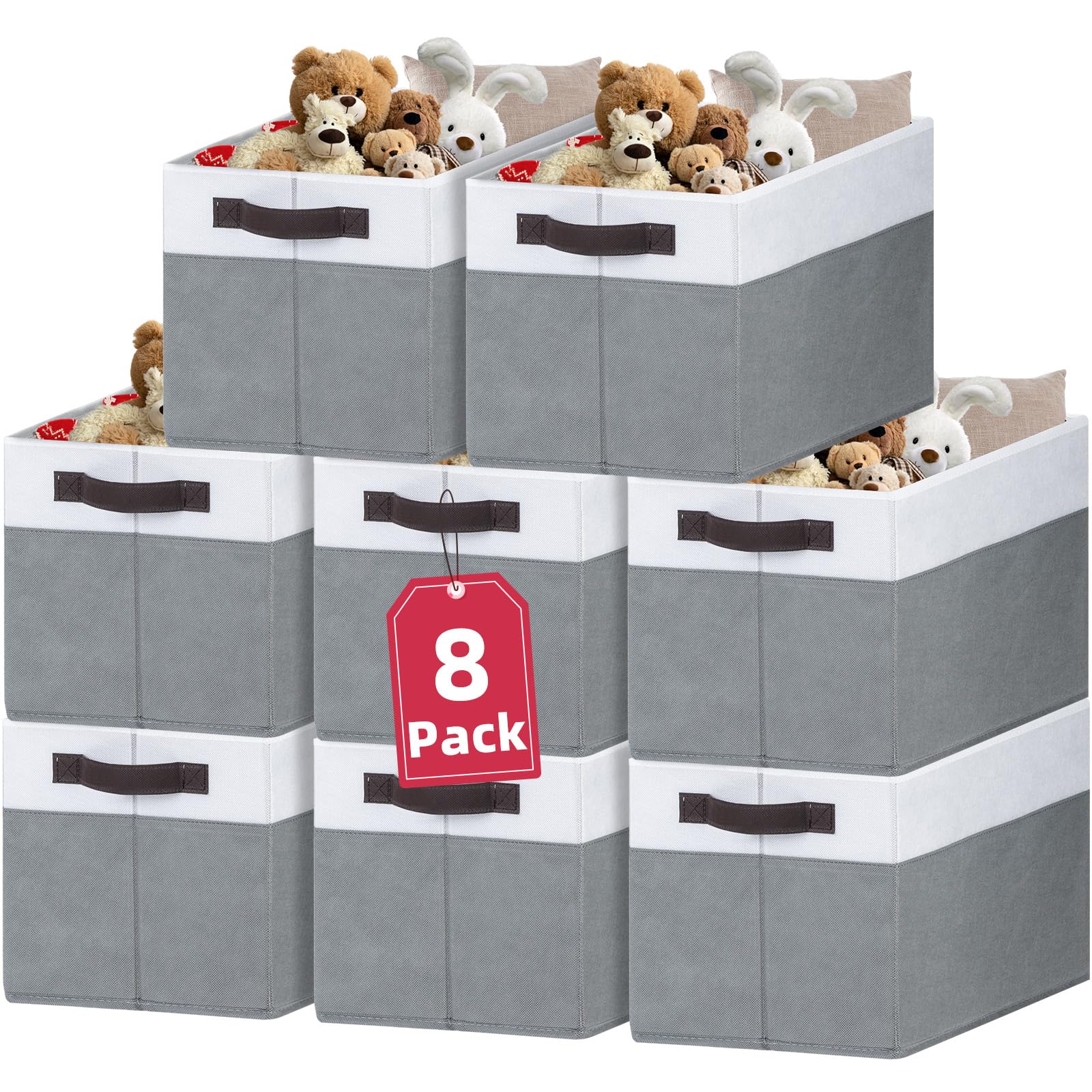 Criusia 8-pack closet organizers for tidy wardrobes.
