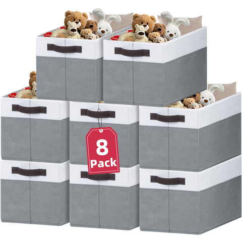 Criusia 8-pack closet organizers for tidy wardrobes.