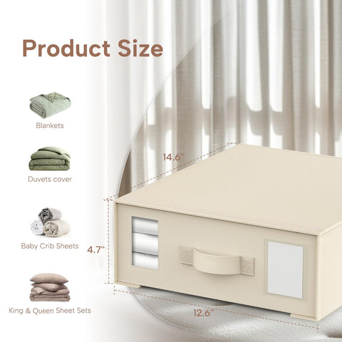 Criusia reinforced handles provide easy lifting and transport.