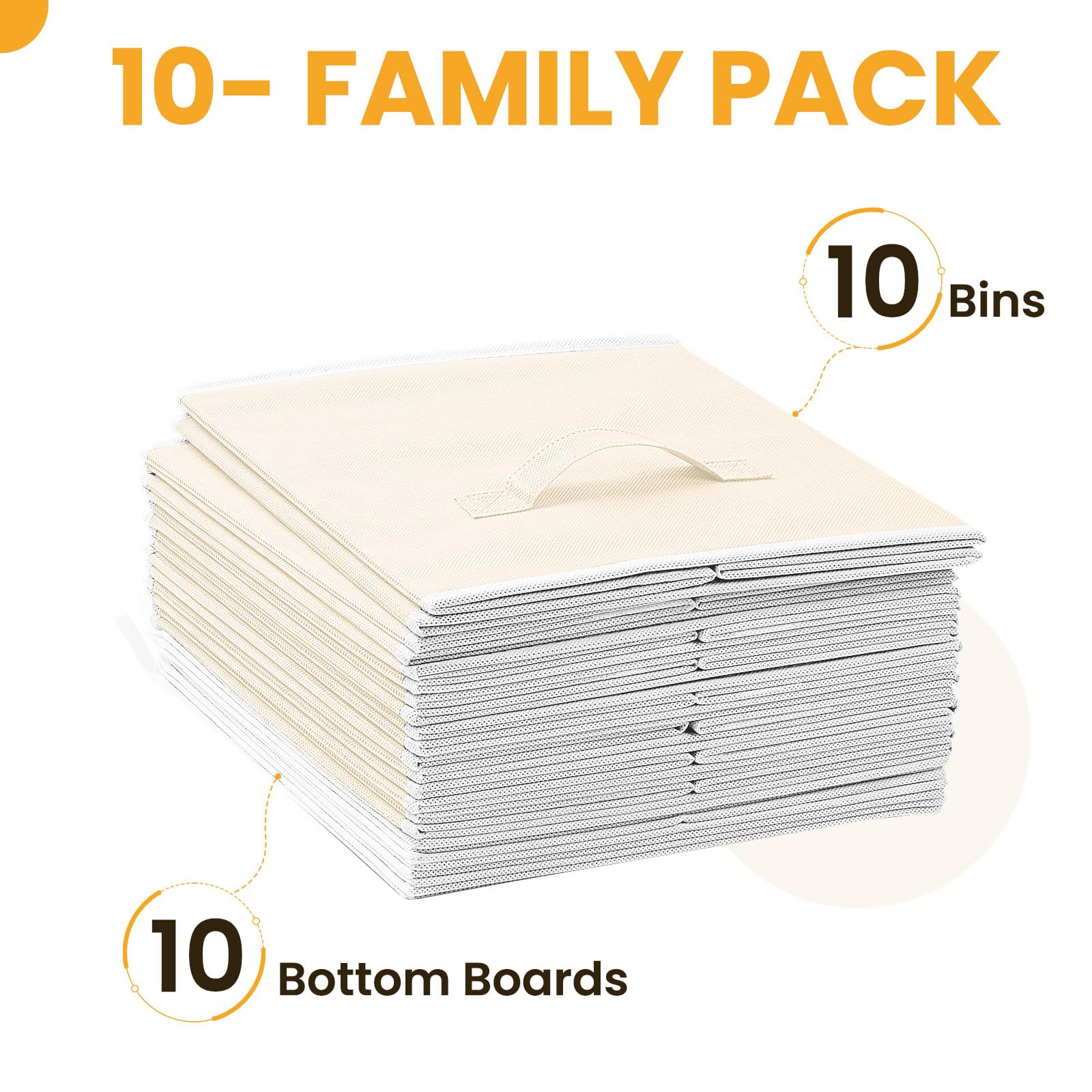 Criusia bedroom and office organization bins for tidy spaces