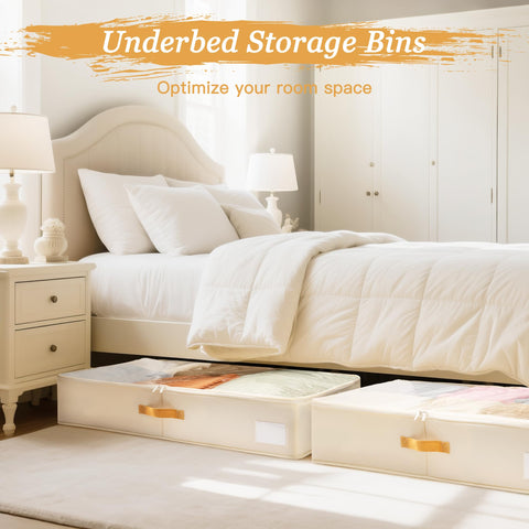 Reinforced 800G PP panels give rigidity to Criusia under-bed bins.
