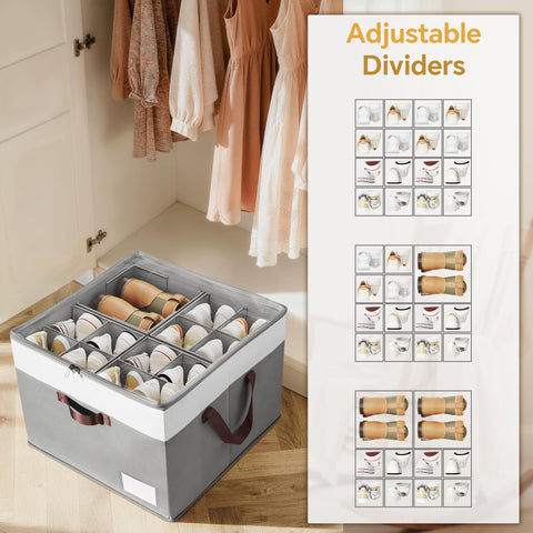 Criusia clear top cover keeps shoes visible while dust-protected