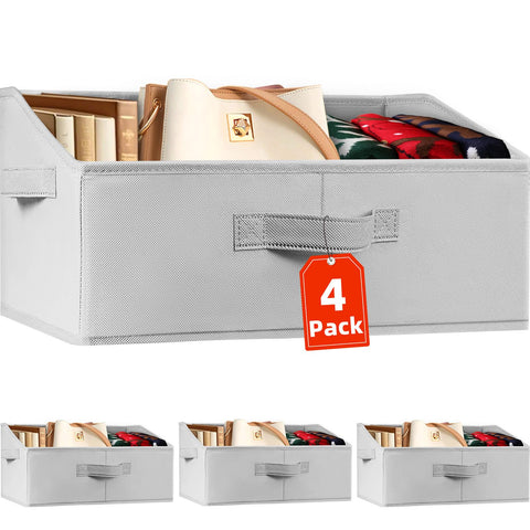 Criusia closet bins with large capacity for towels, clothes, and toys