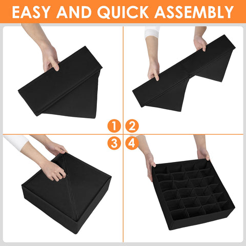 Criusia compact stackable storage bins maximize drawer capacity and neatness