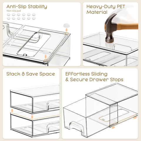 Criusia compact storage setup on vanity for cosmetics and tools
