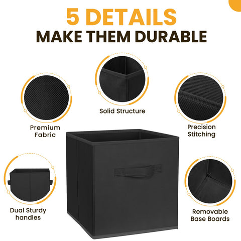 Criusia dorm room essential storage bin in a neat setup.