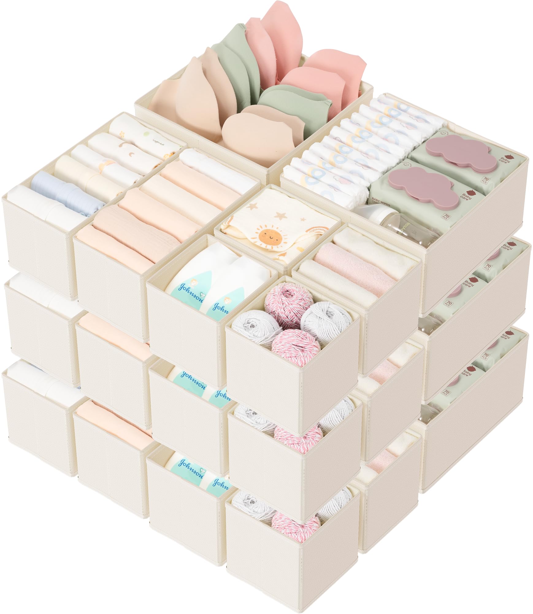Criusia drawer organizer foldable design keeps items organized and accessible.