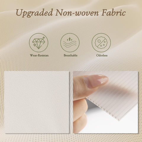 Criusia large-compartments box keeps bras and towels neatly separated.