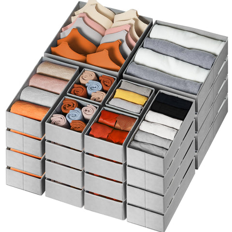 Criusia drawer organizer large square box 11x11x5 in a drawer for maximum space