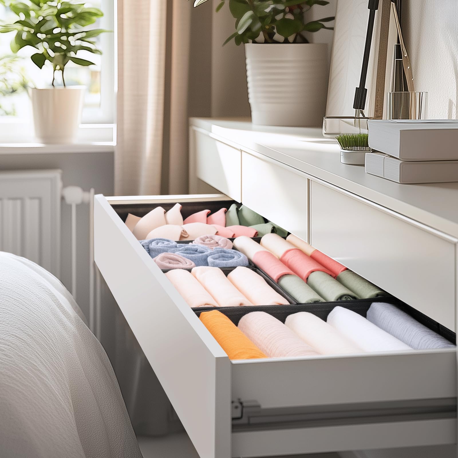 Criusia Drawer Organizer Baby Clothes Storage: nursery-friendly organization.