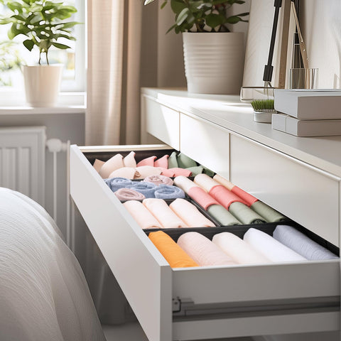 Criusia Drawer Organizer Baby Clothes Storage: nursery-friendly organization.