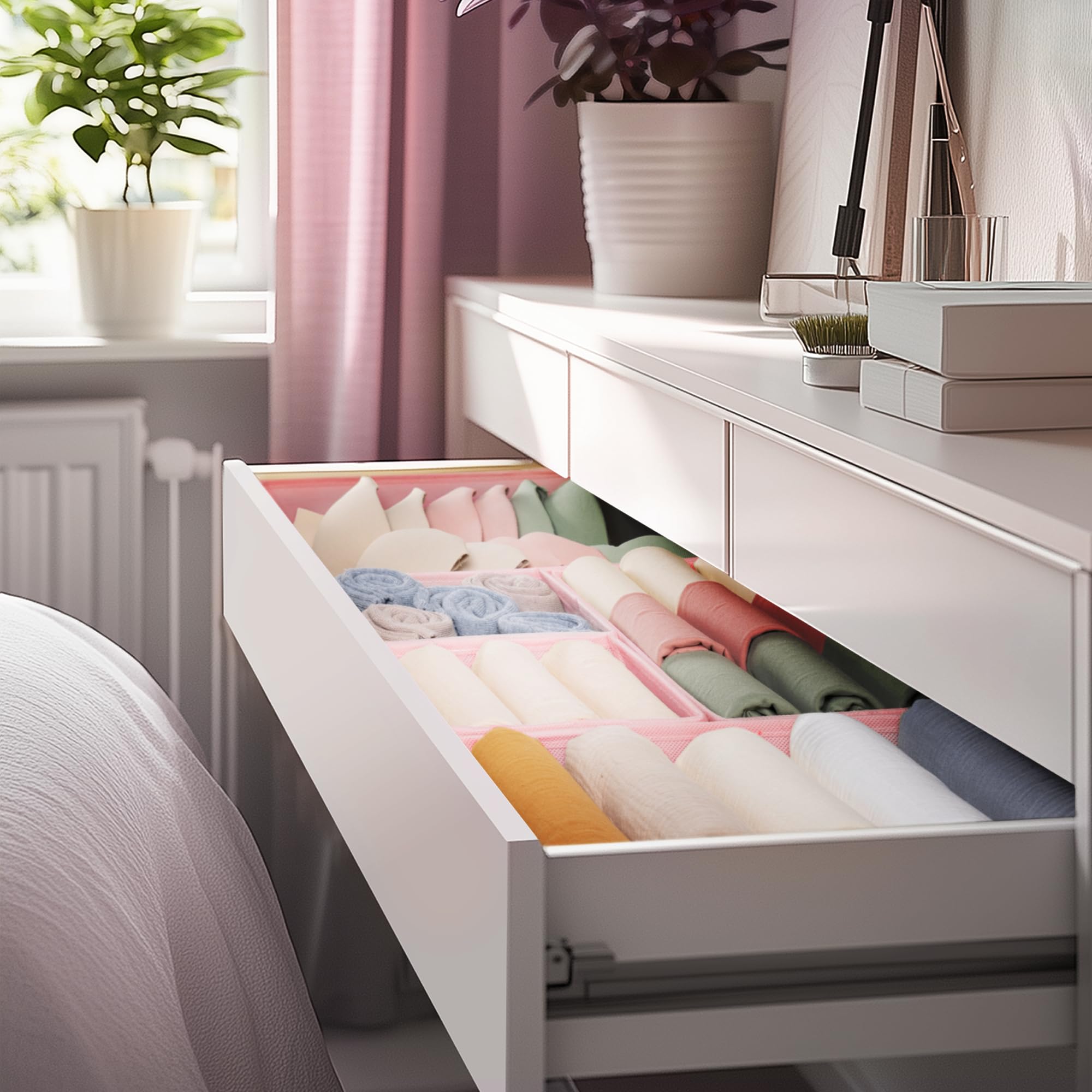 Criusia drawer organizer: durable bins reduce clutter and save time during daily routines.