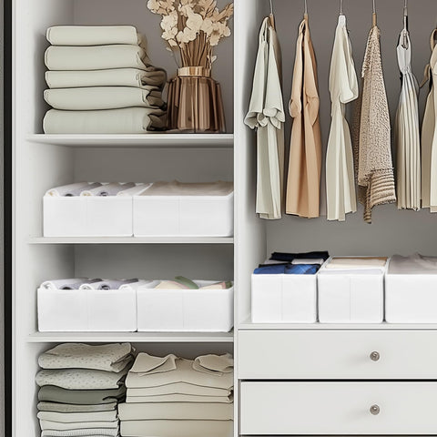 Criusia in-drawer setup with baby clothes reduces clutter