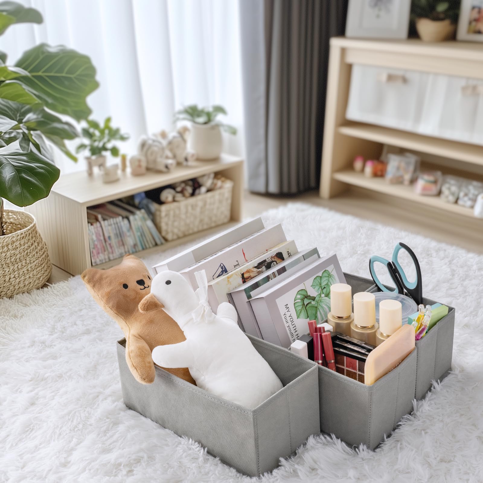 Criusia travel storage use folds flat for on-the-go organization.