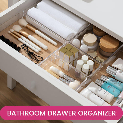 Criusia-drawer-trays-6x3x2 slim trays fit small items in compact drawers.