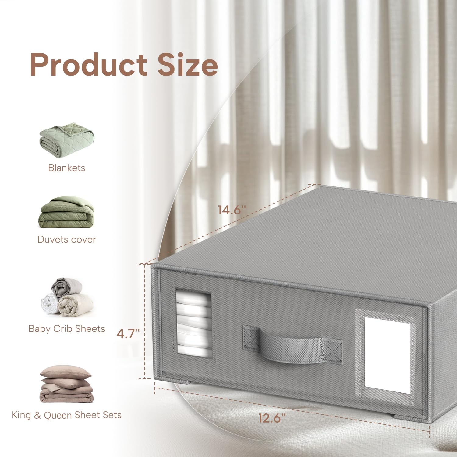 Criusia easy fold zip closure design for simple packing