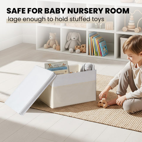 Criusia fold-flat design makes bins easy to store when not in use.
