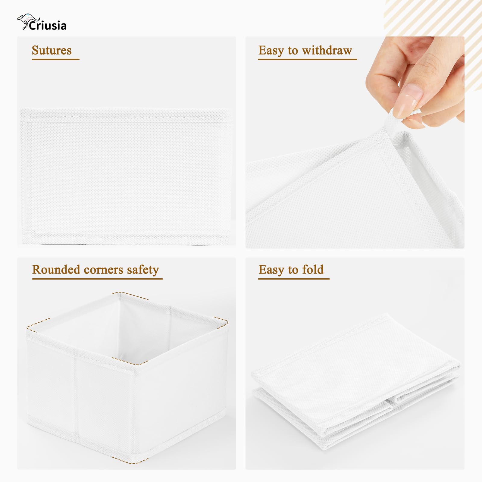 Criusia fold-flat storage design allows compact keeping when not in use.