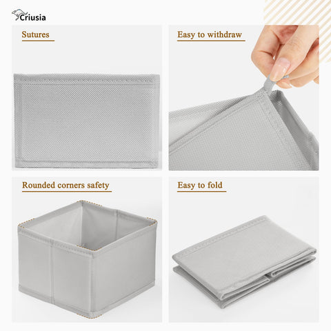Criusia foldable division inserts provide sturdy structure in seconds.