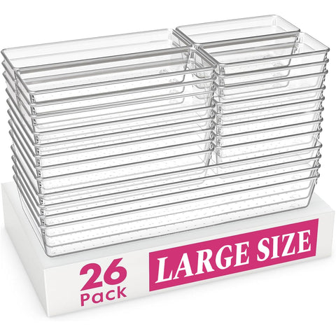 Criusia large-drawer-organizers-15x6x2 keep wide utensils neatly separated.