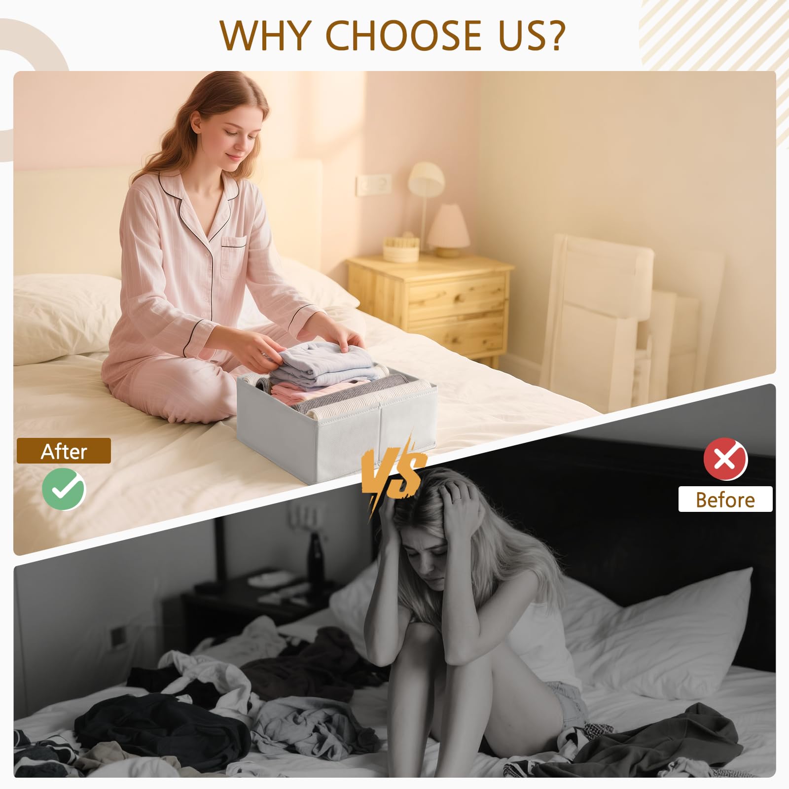 Criusia maximizes drawer space for nursery, bedroom, or office.