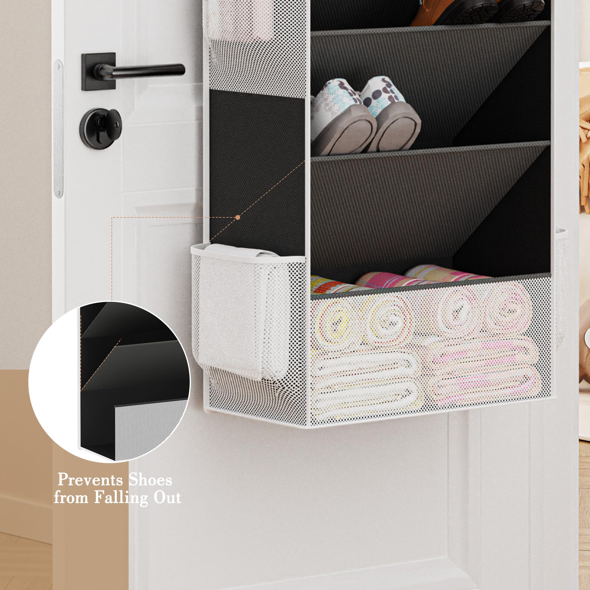 Criusia multi-functional closet organizer suited for baby essentials and bathroom items.