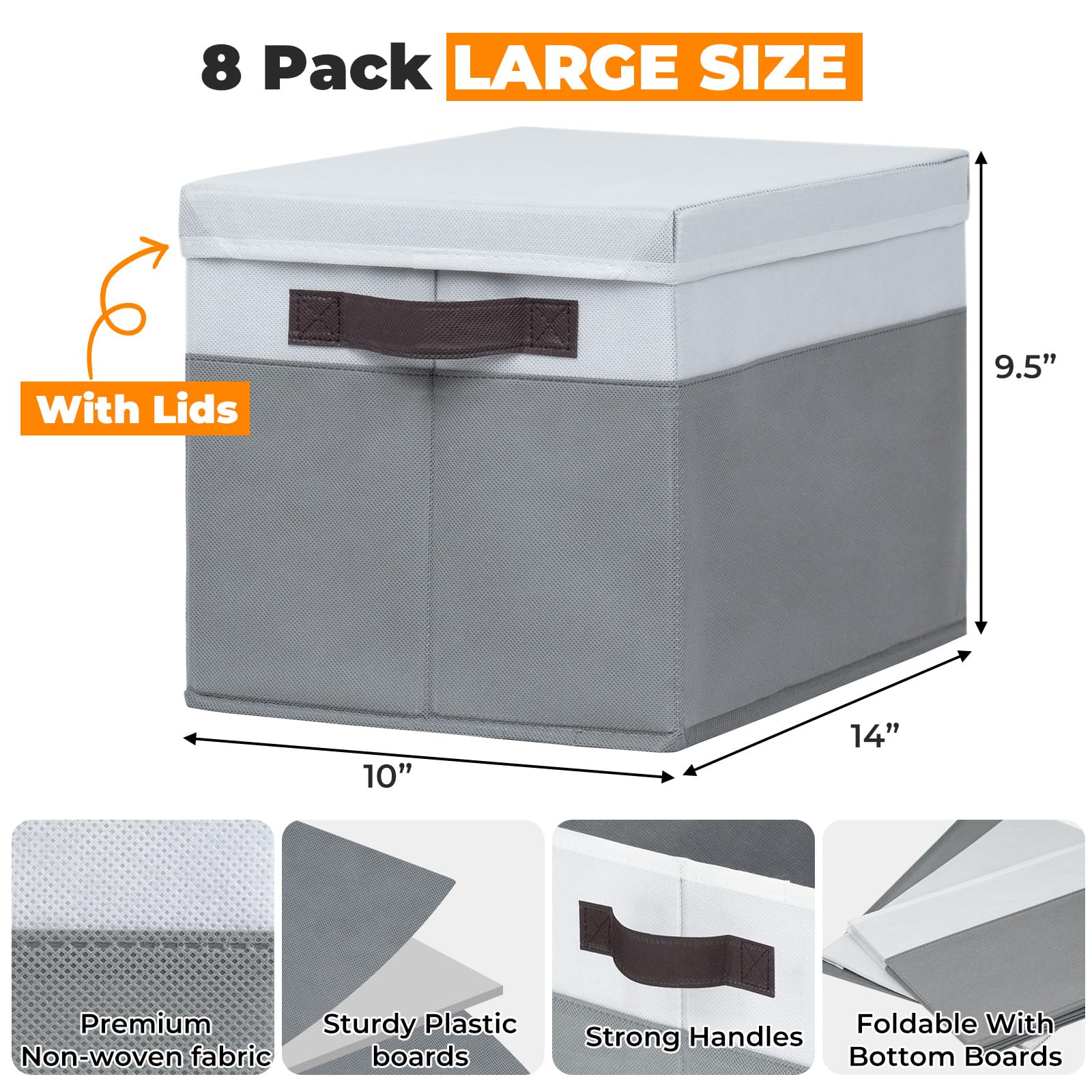 Criusia odorless storage bin panels keep nursery gear smelling fresh and safe.