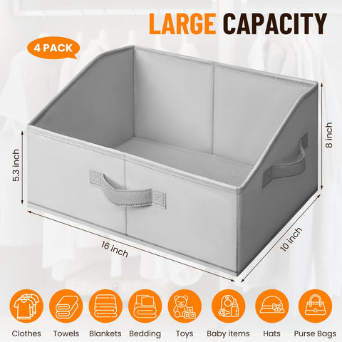 Criusia bin with open trapezoidal design for easy access