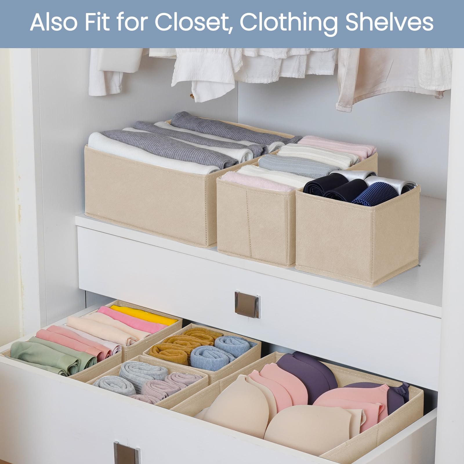 Criusia organized drawer showcase keeps items visible and easy to grab.