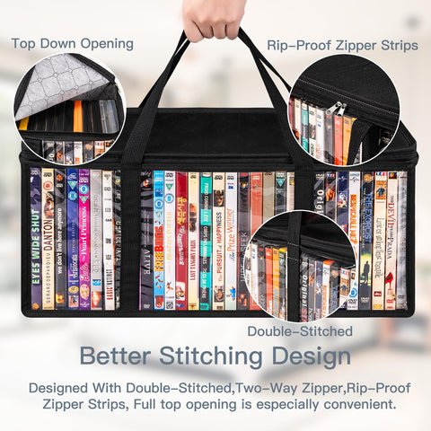 Criusia reinforced double-stitched handles enable safe carrying