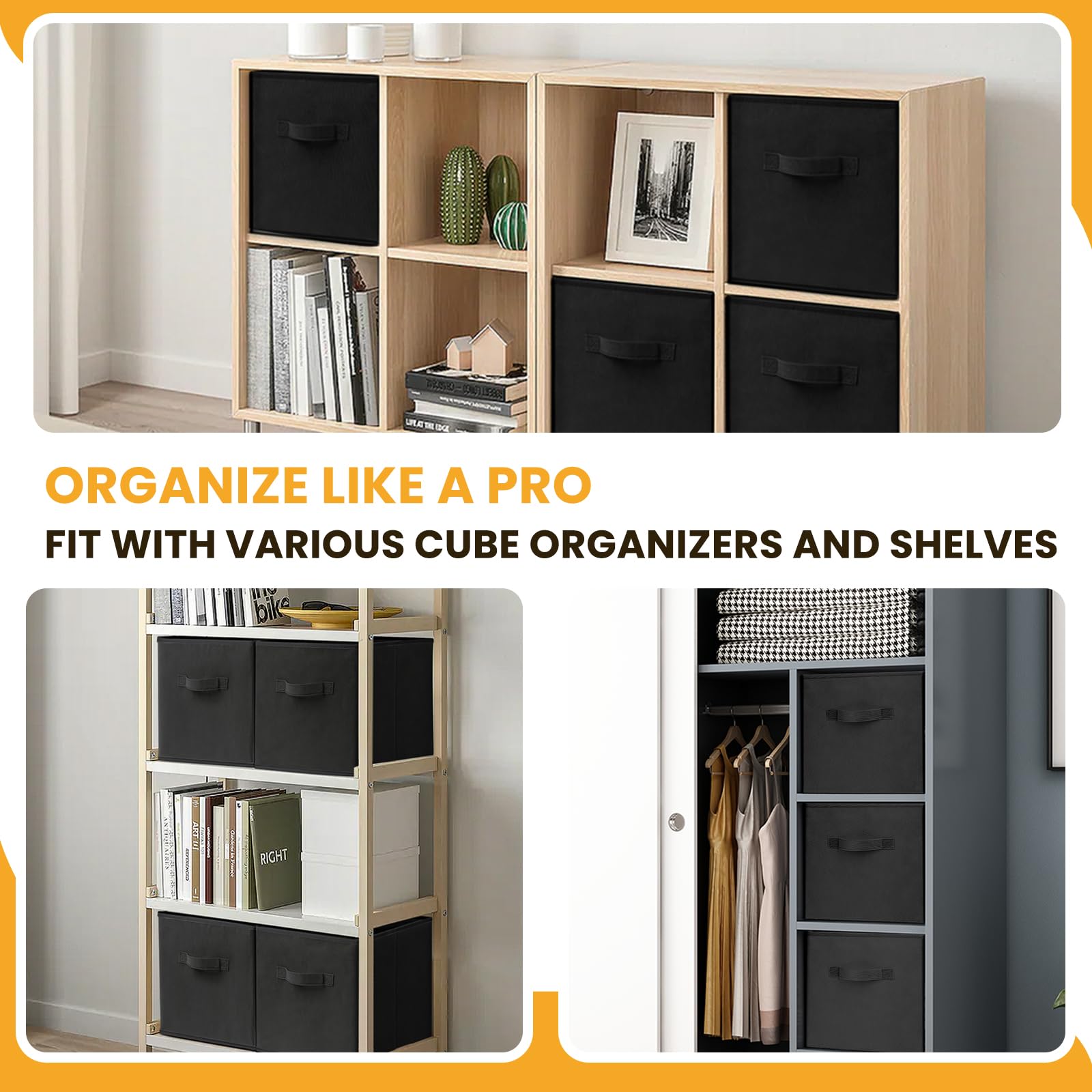 Criusia reinforced-handle storage bin makes carrying laundry or blankets easy.